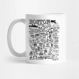 Boston Map Mug